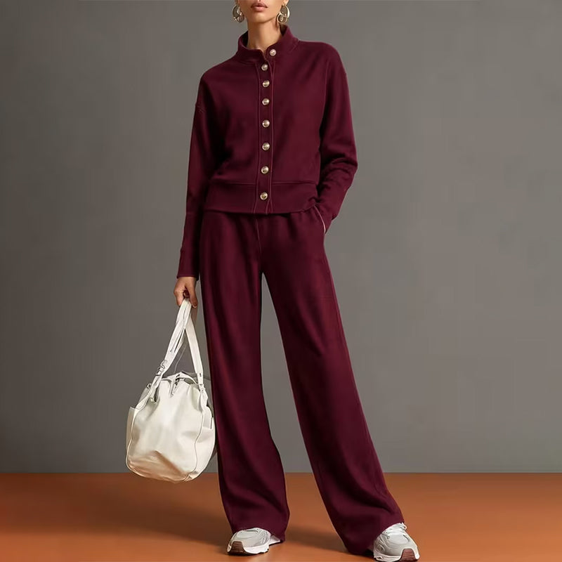 Elowen | Button-Down Cardigan Set