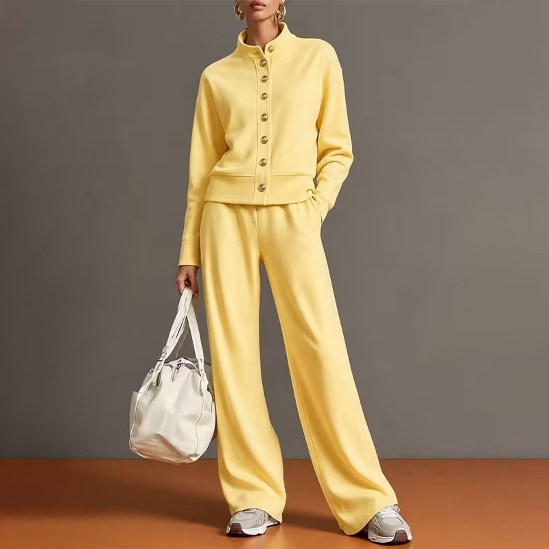 Elowen | Button-Down Cardigan Set