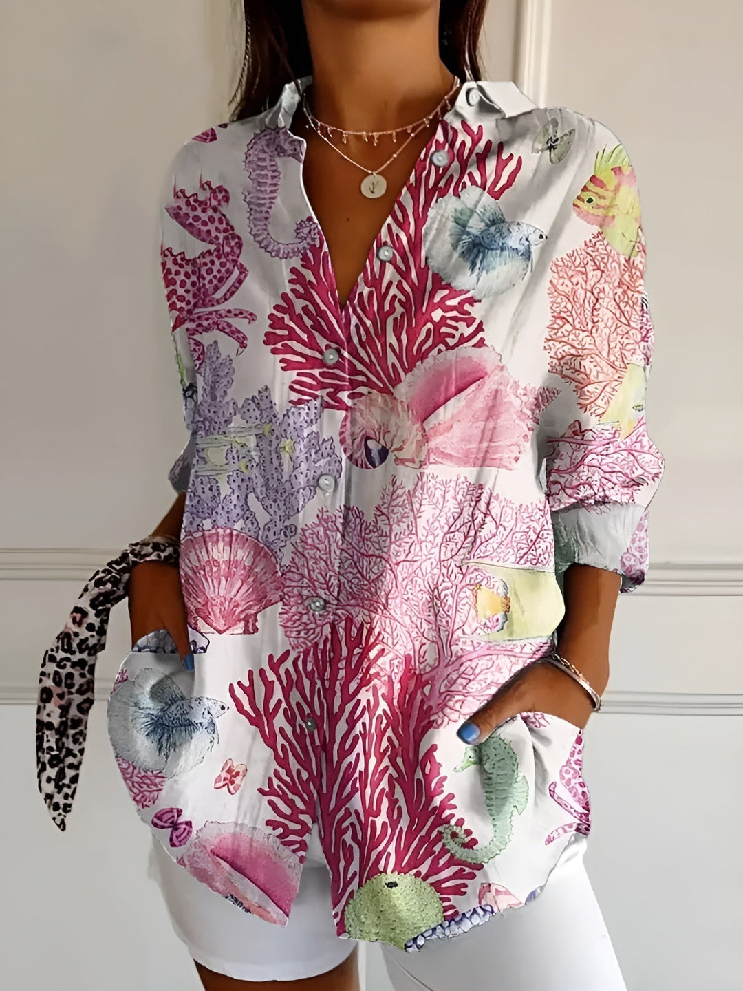 Maia | Floral Comfort Blouse