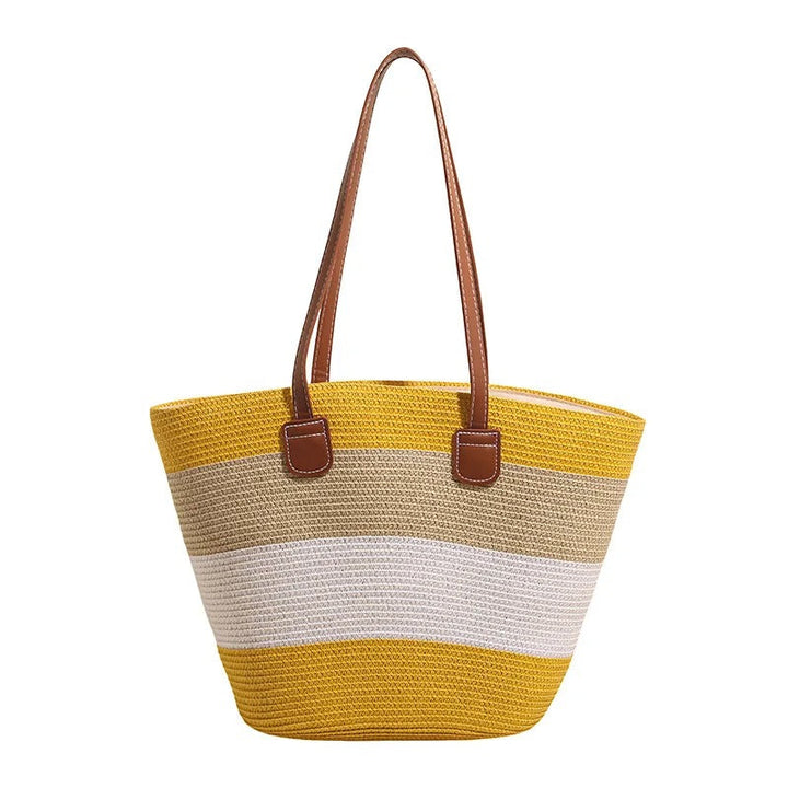 Cora™ | The Colourful Woven Straw Tote