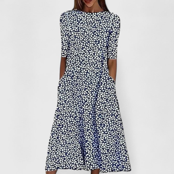 Sarah | Elegant Midi Dress